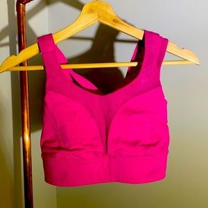 Lululemon Pink strappy sports bras size 6